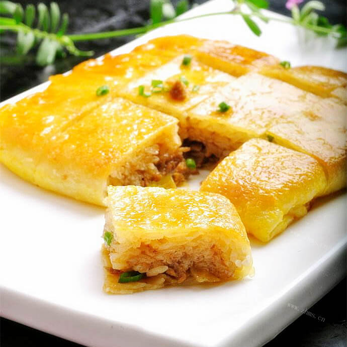 好吃的什锦火腿蒸豆腐