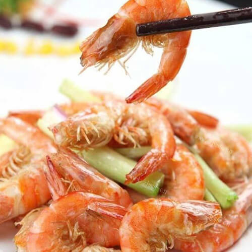 鲜美多汁炒青虾