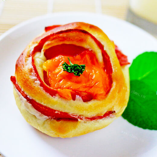 美味洋葱火腿咸马芬