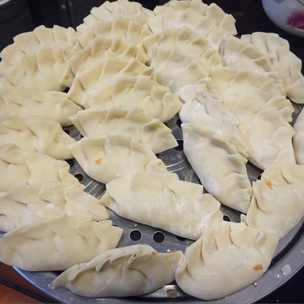 香辣尖椒鸡蛋香菇饺子