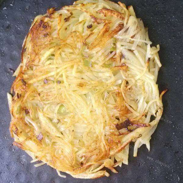 好吃的，土豆丝饼#新鲜从这里