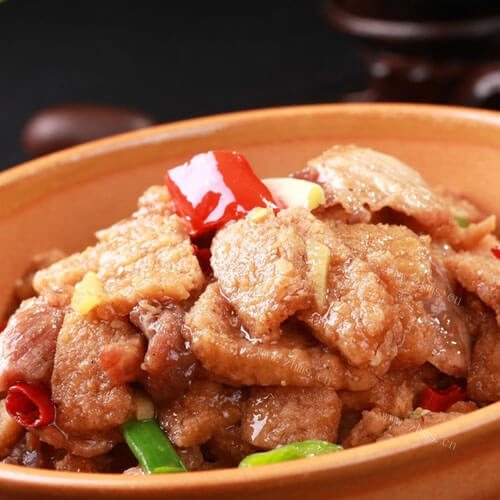 美味的红焖五花肉