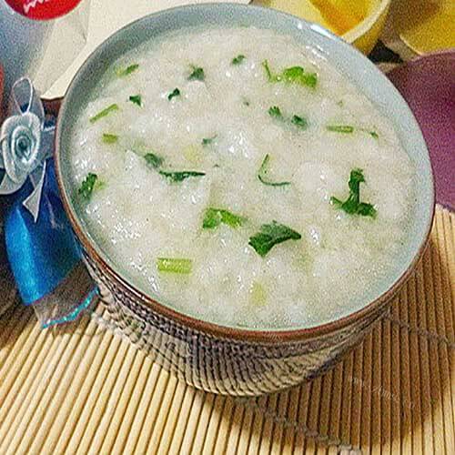 好吃的鸭油稀饭