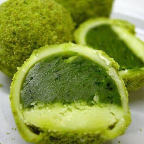 自制抹茶皮冻