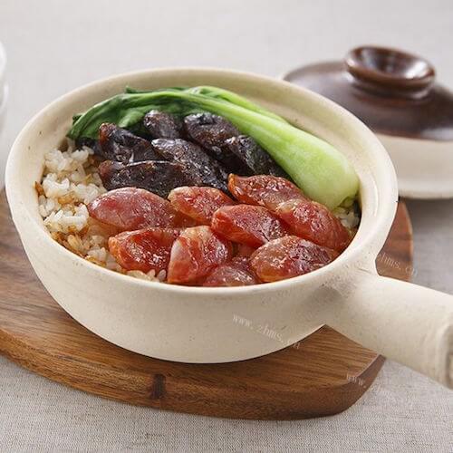 好吃的微波炉腊肠饭