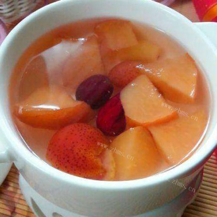 香甜山楂红枣苹果汤