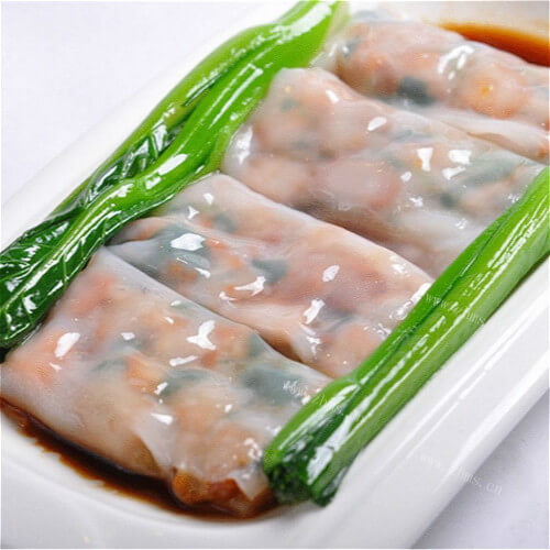 好吃的自制瘦肉肠粉