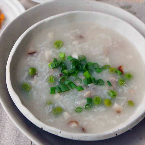 营养的鸡蛋肉末粥