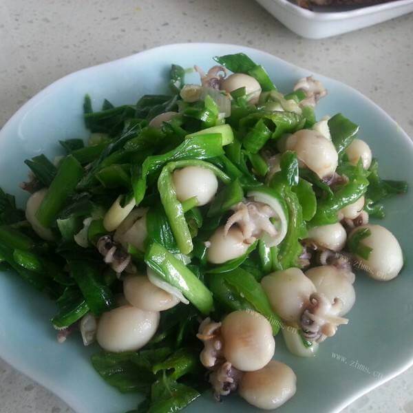 好吃的八爪鱼炒丝瓜