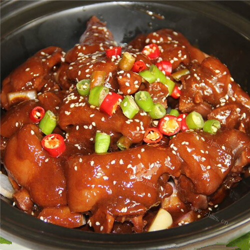 美味的醋焖猪蹄