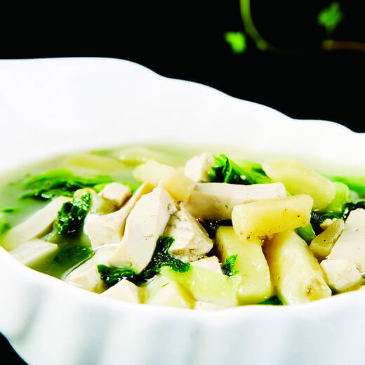 美味干豆腐炖土豆