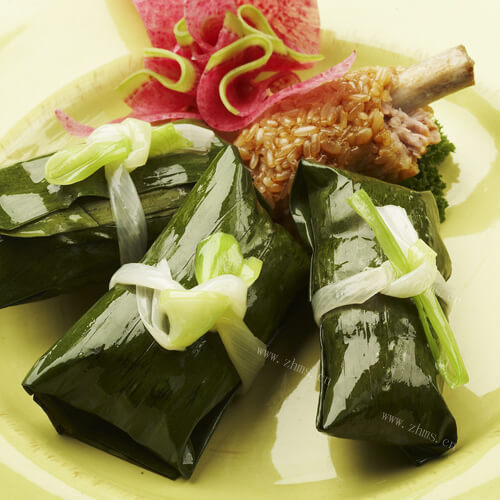 甜甜的小米红豆粽子