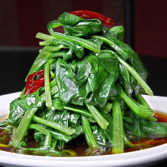 爽口的炝拌菠菜