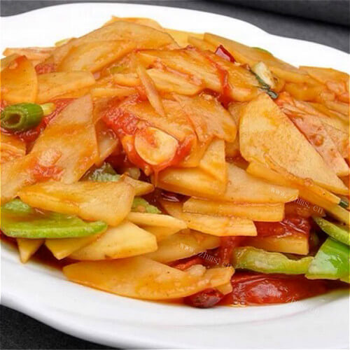 美味番茄油炸土豆片