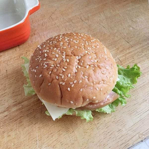 好吃海苔米汉堡