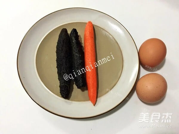 暖胃的海参疙瘩鸡蛋汤做法图解1)