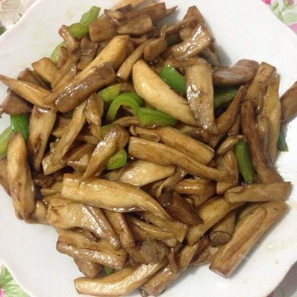 美味干煸杏鲍菇