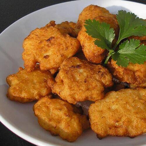 美味的芝香豆腐香菜萝卜丝饼