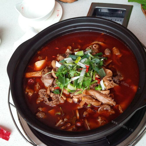 好吃的牛肉粉条麻辣砂锅