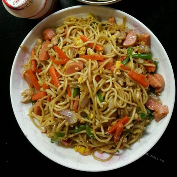 美味自制炒面