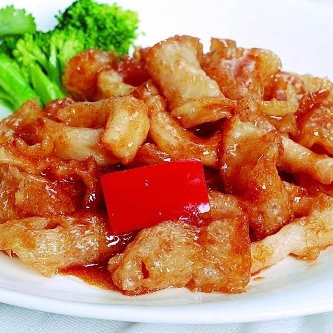 美味的红焖猪筋 