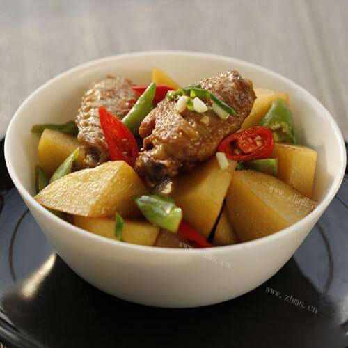 麻辣土豆烧鸡翅