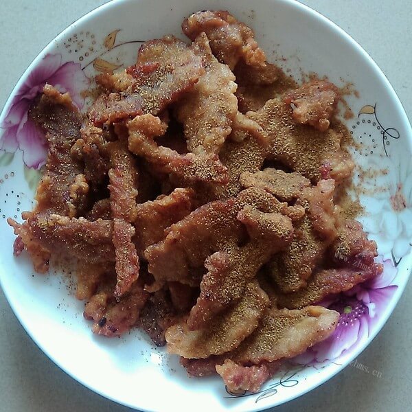 馋人的油炸肥肉