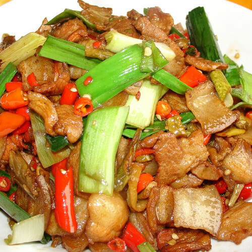 鲜香干锅莲藕回锅肉