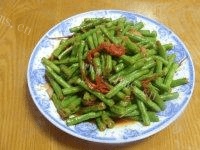 清淡的青菜炒豇豆做法图解6)