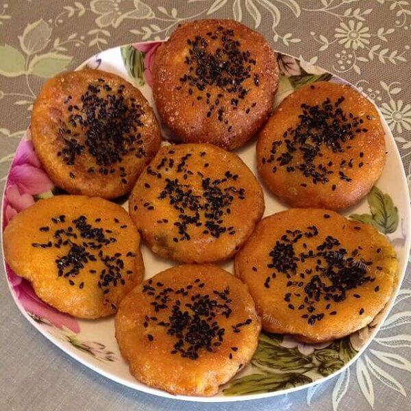 美味的橄榄油椰香芝麻饼