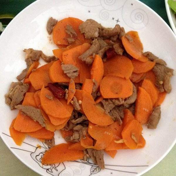 好吃的胡萝卜干炒肉