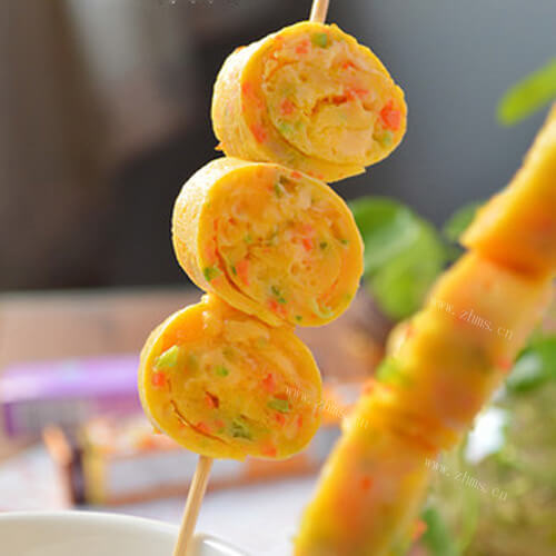 美味芝士蛋卷棒棒糖
