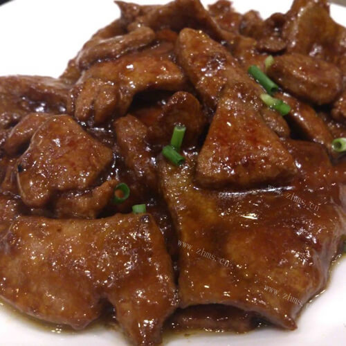 美味的红烧猪肝