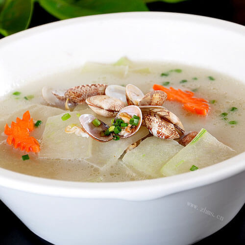 美味的豌豆苗花甲汤
