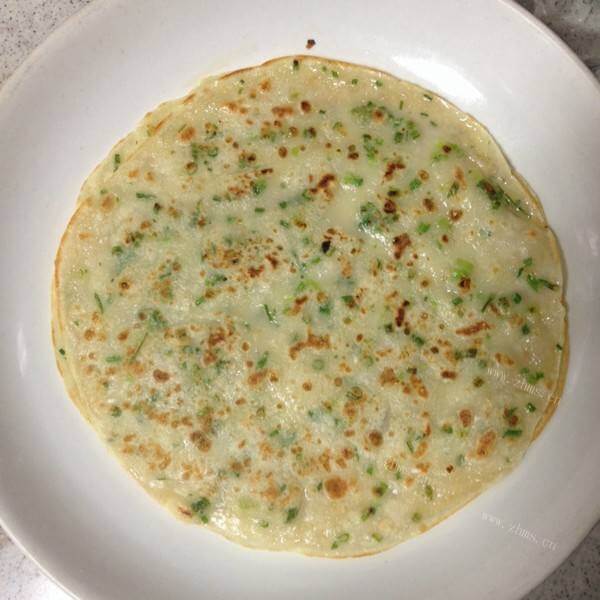 美味的豆瓣酱葱花饼 