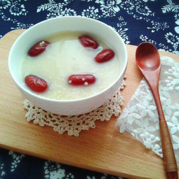 香甜双豆双米红枣米糊