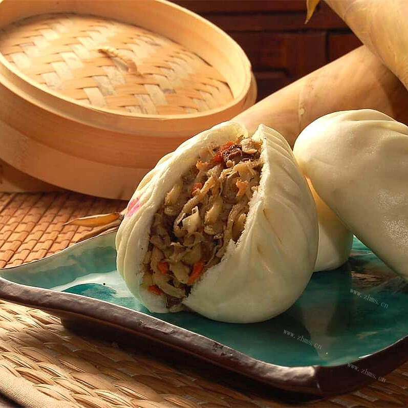 Q弹的竹笋瘦肉包