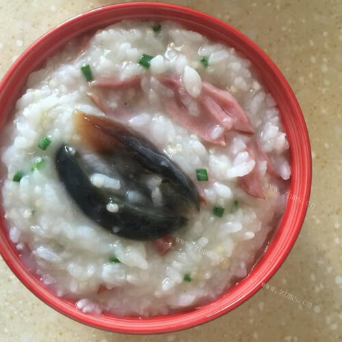 美味的清肠炒米粥
