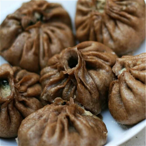 好吃的全麦雪菜鲜肉大包