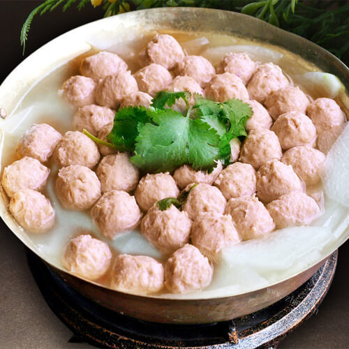 美味的黑豆冬瓜猪肉丸子汤