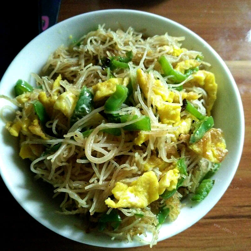 好吃的青椒粉丝