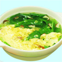 营养的白花菜鸡蛋汤