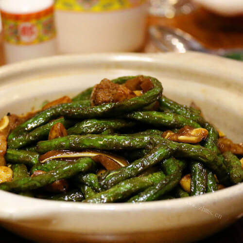 风味沙蟹汁焖豆角