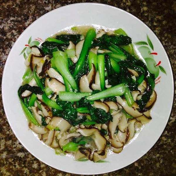 香菇青菜肉末~家常美味