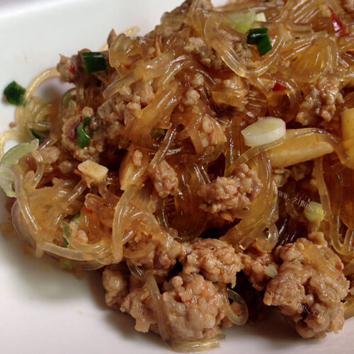 美味的蚂蚁上树—粉丝如何快