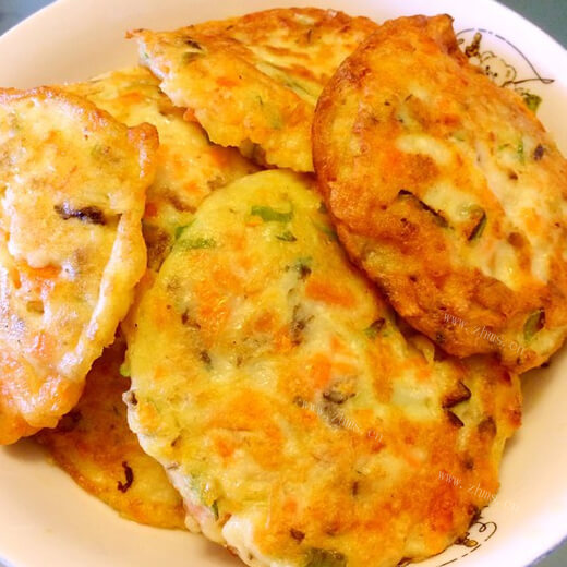 美味的南瓜豆腐饼