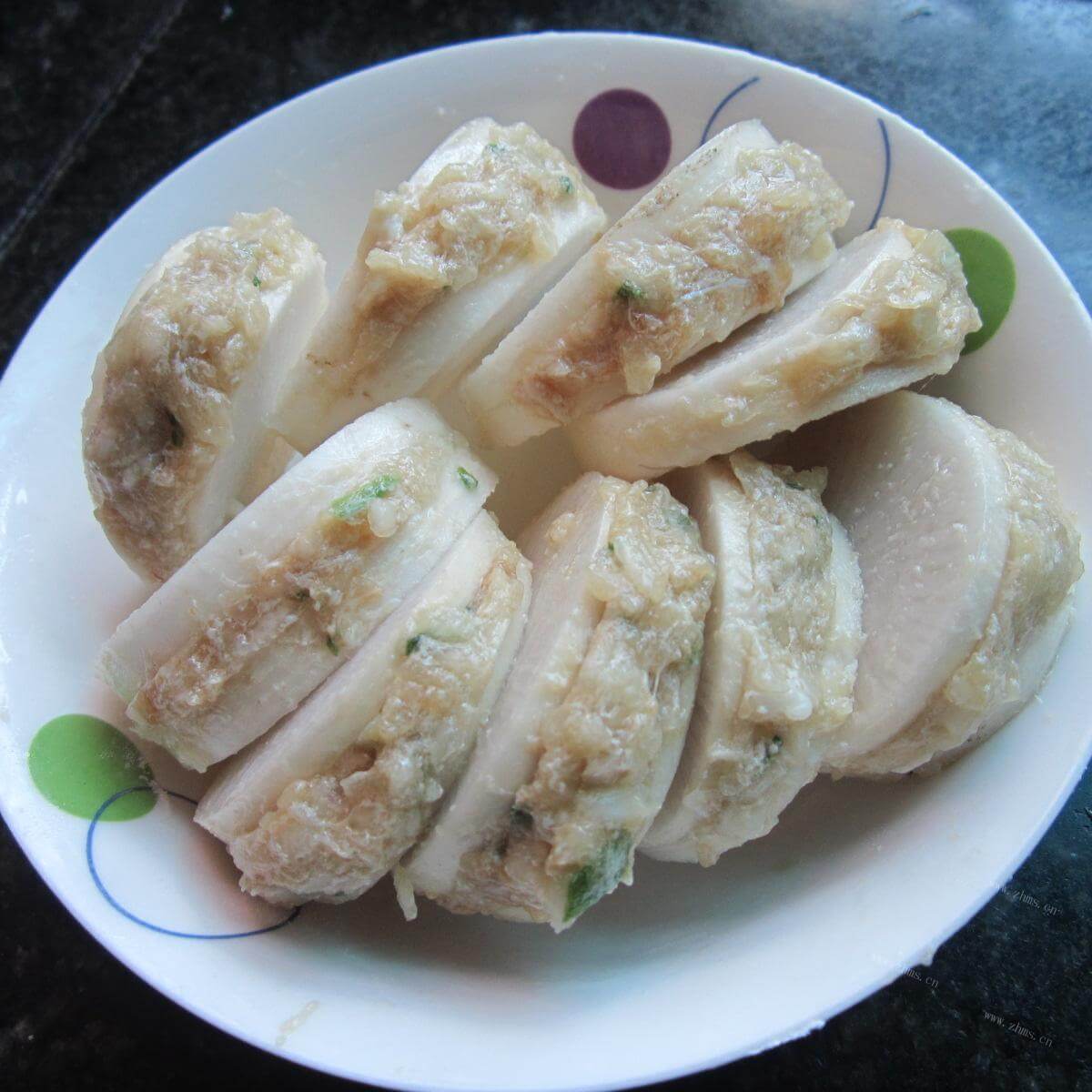 美味的肉酿白萝卜