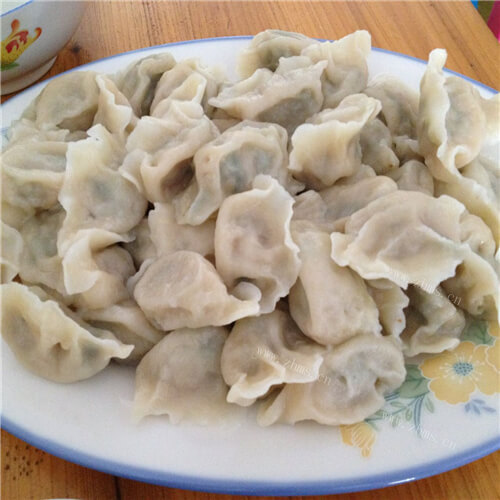 美味鸡蛋西葫芦水饺