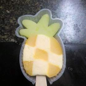 甘甜的菠萝冰糕