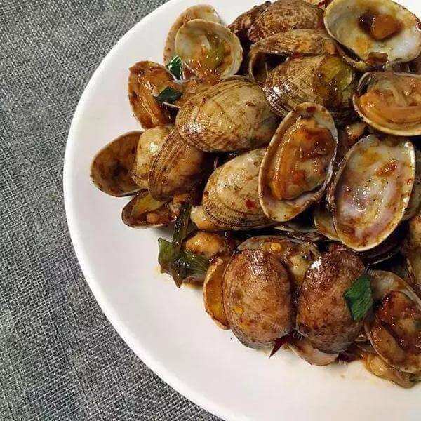 浓香煲炒花蛤